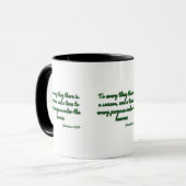 Ecclesiastes 3:1 KJV Bible Verse Mug à deux tons (Devant gauche)