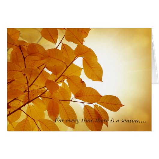 Ecclesiastes 3 Seizoensbestrijding (Voorkant Horizontaal)