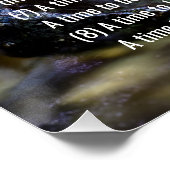 Ecclesiastes 3 - Un temps pour tout - affiche (Coin)