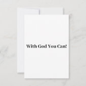 Ecclesiastes 5:10 Bijbelverse Pic Flat Greeting Kaart (Achterkant)