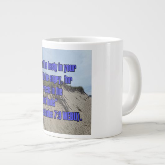 Ecclesiastes 7:9 WEBU Mug (Devant droit)