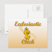 Ecclesiastic Chick Briefkaart (Voorkant / Achterkant)