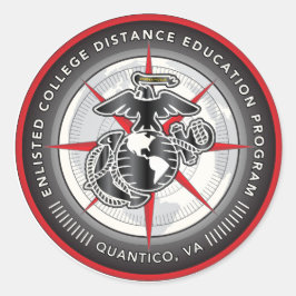 ECDEP-Stickers Ronde Sticker