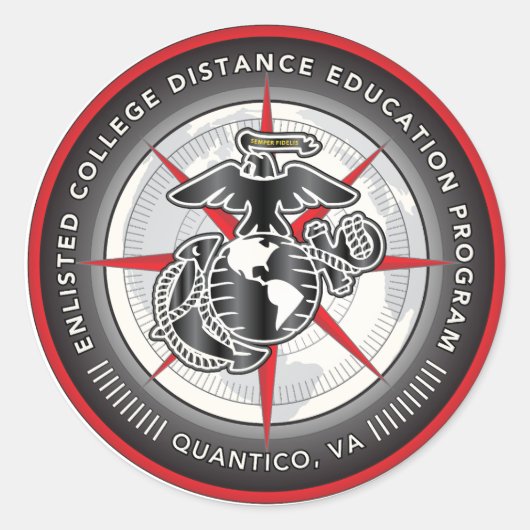 ECDEP-Stickers Ronde Sticker (Voorkant)