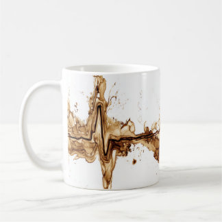 ECG Coffee Stain Art Nursing Koffiemok