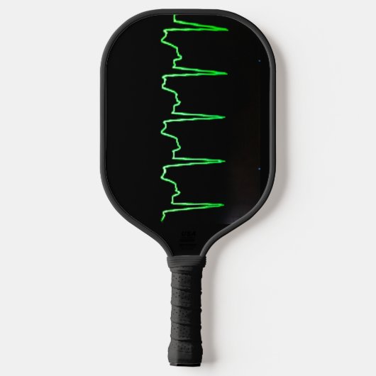 ECG en echocardiogram pickleball paddle (Achterkant)