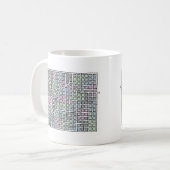 ECG Maze Mug (Devant gauche)