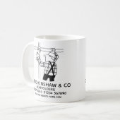 Échafaudages et échafaudages Promotionnels Mug caf (Devant gauche)