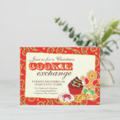 Échange de biscuits de Noël & invitation rouge pou (Debout devant)
