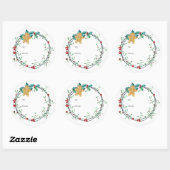 Échange de cookies Sticker de Noël (Feuille)