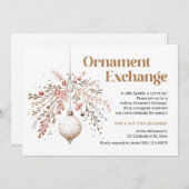 Échange d'ornement Invitation d'ornement (Devant / Derrière)