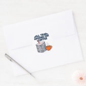Échangerai notation contre autocollant rond café (Enveloppe)