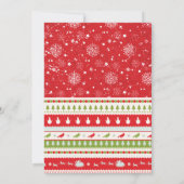 Échanges cadeaux de Noël Invitation (Dos)