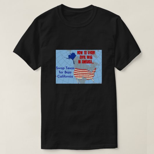 Échangez Texas contre Baja T-shirt (Design devant)