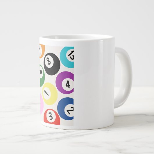 Échantillon de café dans un mug billards (Devant droit)