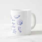 Échantillon de café dans un mug mer plage été  (Devant droit)