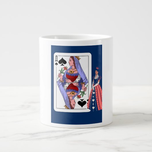 Échantillon de café dans une tasse reine belote (Devant)