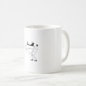 Échantillon de café dans une tasse temps café (Devant droit)