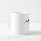 Échantillon de café dans une tasse temps café (Devant gauche)