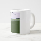 Échantillon de café de golf dans une tasse (Devant droit)