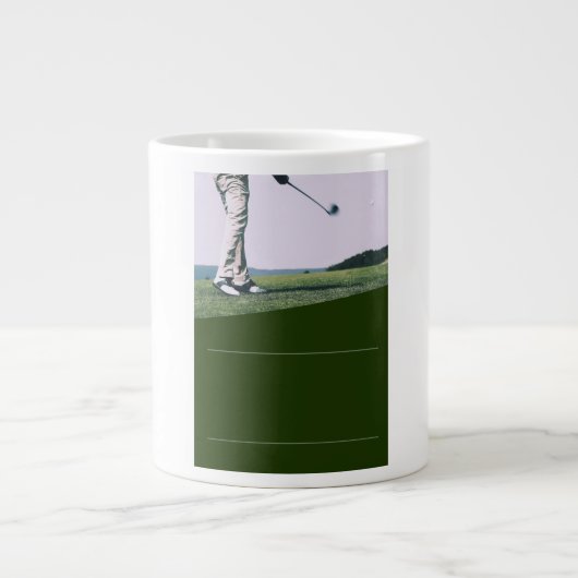 Échantillon de café de golf dans une tasse (Devant)