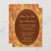 Échantillon de Faire-part de mariage - Arrondi de  (Devant / Derrière)