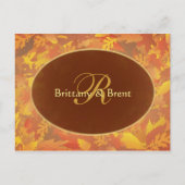 Échantillon de Faire-part de mariage - Arrondi de  (Dos)