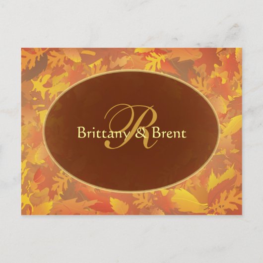 Échantillon de Faire-part de mariage - Arrondi de (Dos)