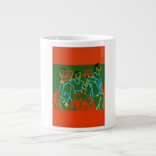 Échantillon de logo de café dans une tasse homme &