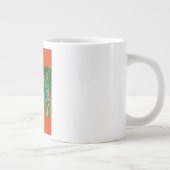 Échantillon de logo de café dans une tasse homme & (Droite)