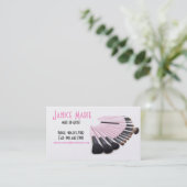 Échantillon II de carte de visite d'artiste de (Debout devant)