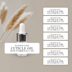 Échantillon Vial 2ml MINI Dropper Étiquette boutei