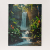 Echap tropicale - Puzzle de chute d'eau profonde d (Vertical)