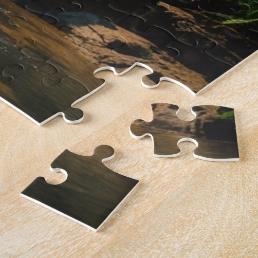 Echap tropicale - Puzzle de chute d'eau profonde d (Côté)