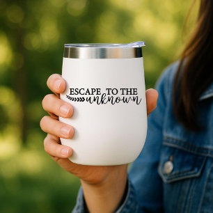 Échapper à l'inconnu Mug Voyage isolé