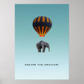 ÉCHAPPER À L'ORDINAIRE | POSTER ÉLÉPHANT (Devant)