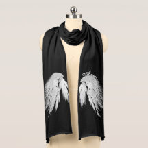 ANGEL WINGS Nom personnalisé Noir