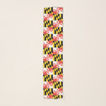 Écharpe de mousseline de soie de drapeau du<br><div class="desc">Mode de drapeau du Maryland !</div>