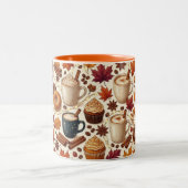 Écharpe de mug Cozy Autumn Pumpkin Spice (Centre)