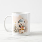 Écharpe de mug de Noël Ourson Mignon (Gauche)