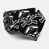 Écharpe marine et cravate à cravate carrée (Roulé)