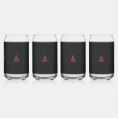 écharpe rouge et beige avec photo d'une femme (Recto)