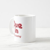 Échéance en janvier Mug (Devant gauche)