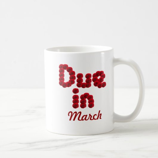Échéance en mars Mug (Droite)