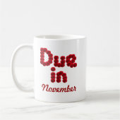 Échéance en novembre Mug (Gauche)