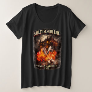 Échec de l'école de ballet Femme Grande taille T-S