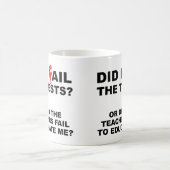 Échec de l'enseignant drôle Mug (Centre)