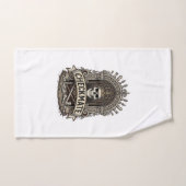 Échec et mat Roi Crâne Échecs Vintage (Serviette à main)