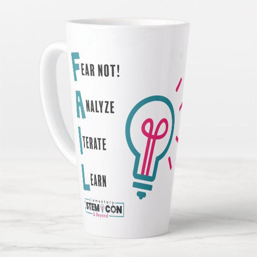 ÉCHEC Latte Mug (Angle gauche)