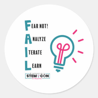 ÉCHEC Sticker rond
